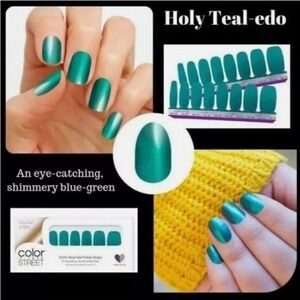 Color Street |‎ HOLY TEAL-EDO | NWT | SKU101v | Rare & Retired Collection